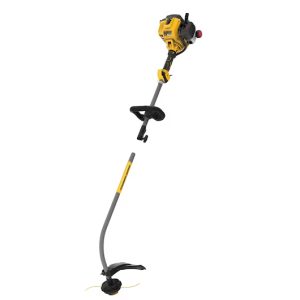DeWalt 27 cc 2-Cycle 17 in. Gas Curved Shaft String Trimmer with Attachment Capability
